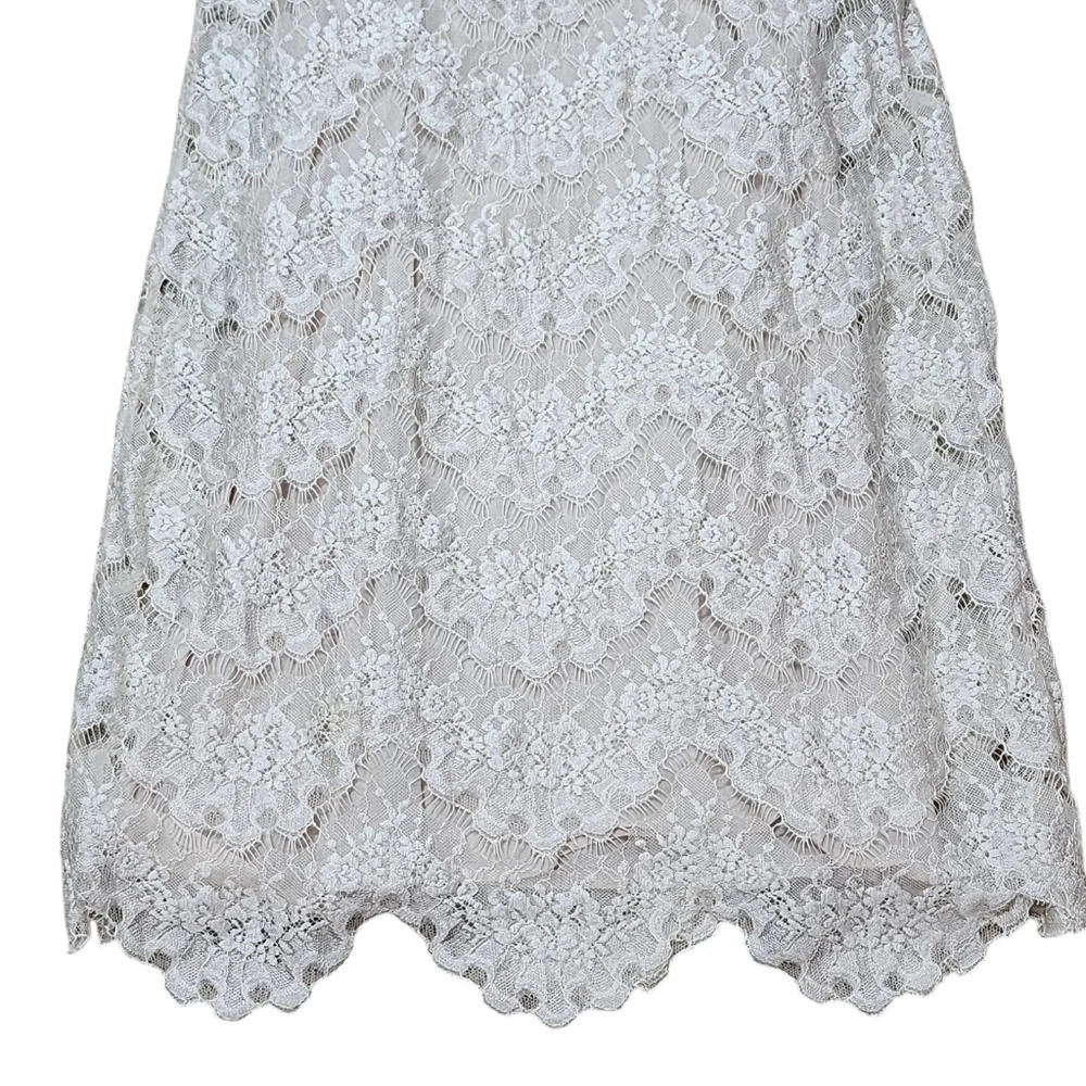 Free people Ivory Lace Mini Dress - Picture 4 of 6